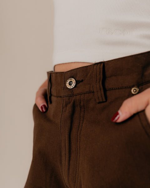 304 Fatigue Pants Olive  Women's High-waisted Pants – P&Co USA