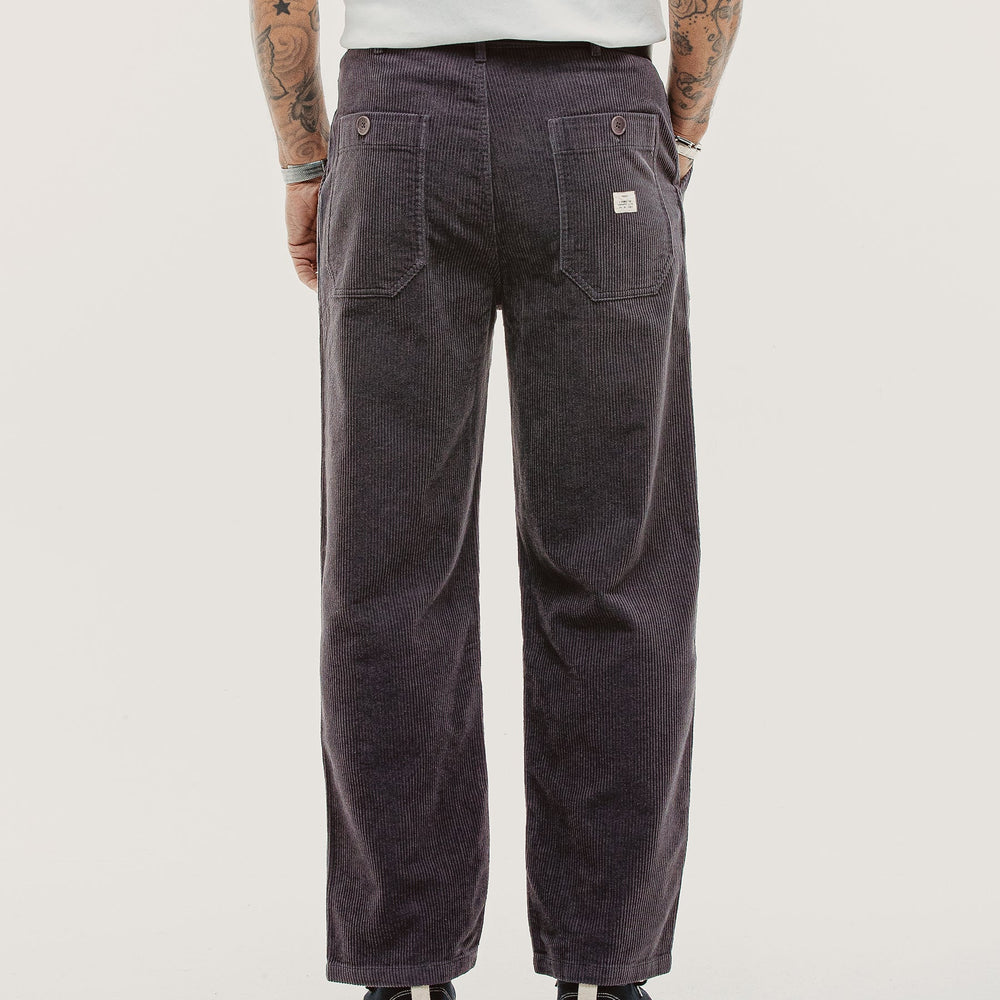 Slate Grey Cord Service Fatigue Pants | Men's Trousers & Jeans