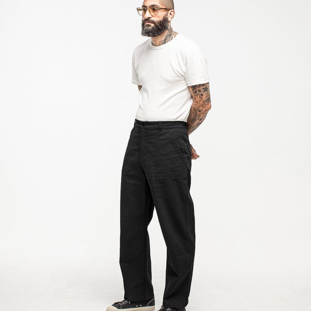 Service Fatigue Pants Black | Men's Trousers & Jeans ‐ P&Co