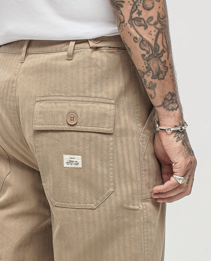 Men's Cream Pants