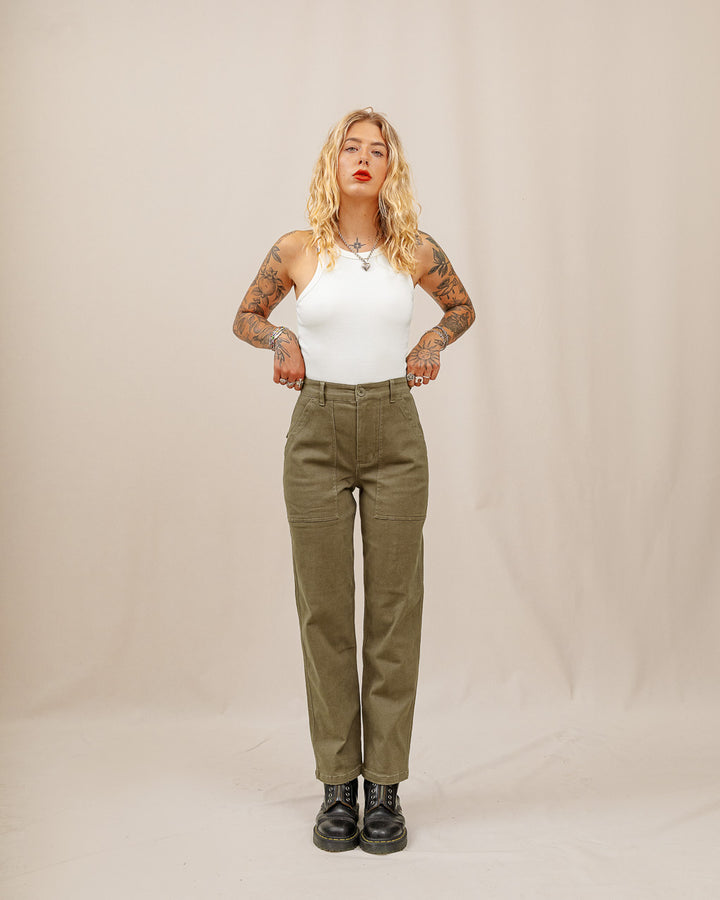 304 Service Fatigue Pants - Olive