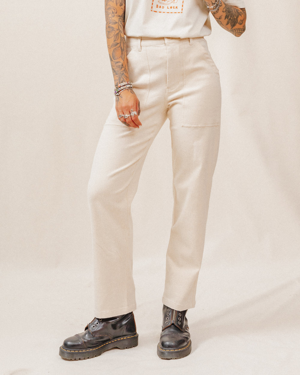 304 Service Fatigue Pants - Ecru