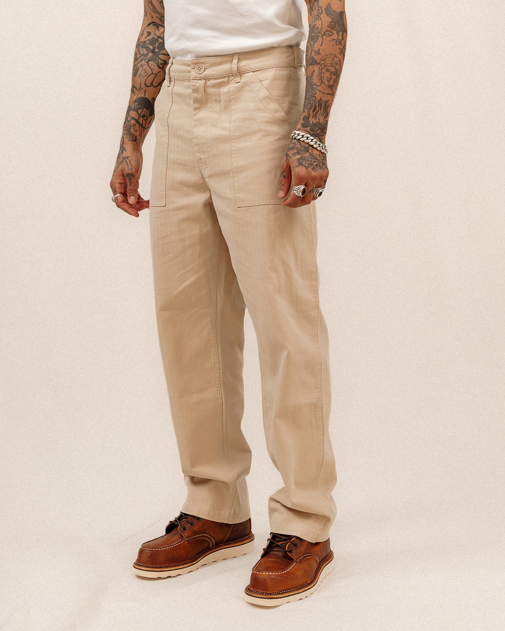 304 Service Fatigue Pants - Stone