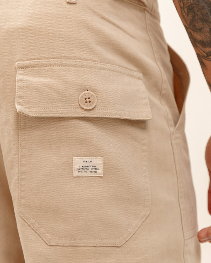 304 Service Fatigue Pants - Stone