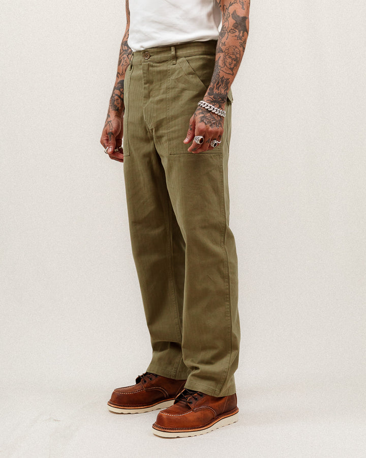 304 Service Fatigue Pants - Olive