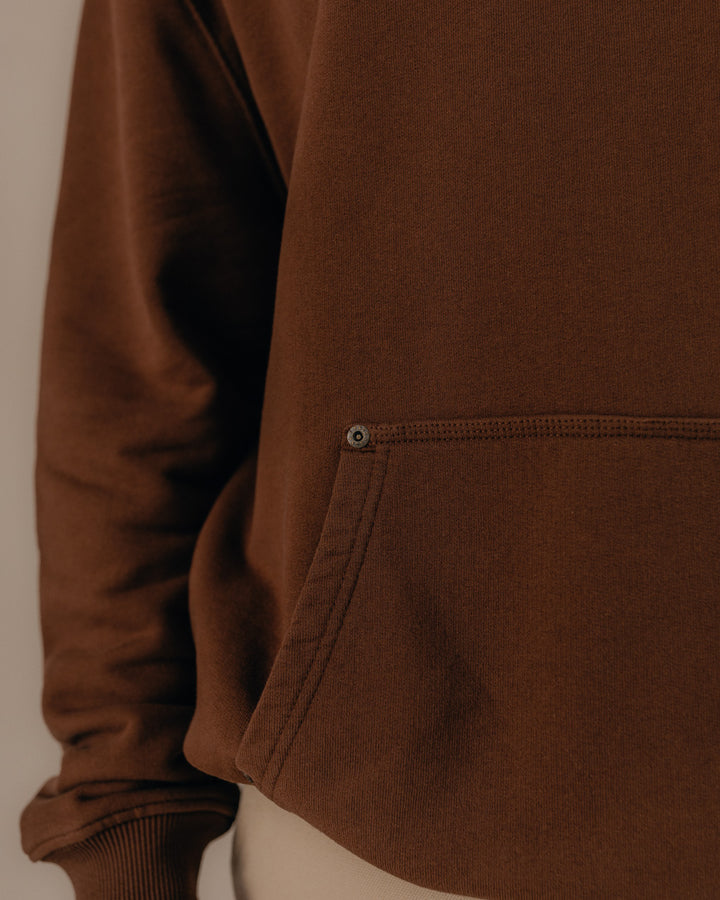 Carver Heavy Workwear Hoodie - Cocoa Brown