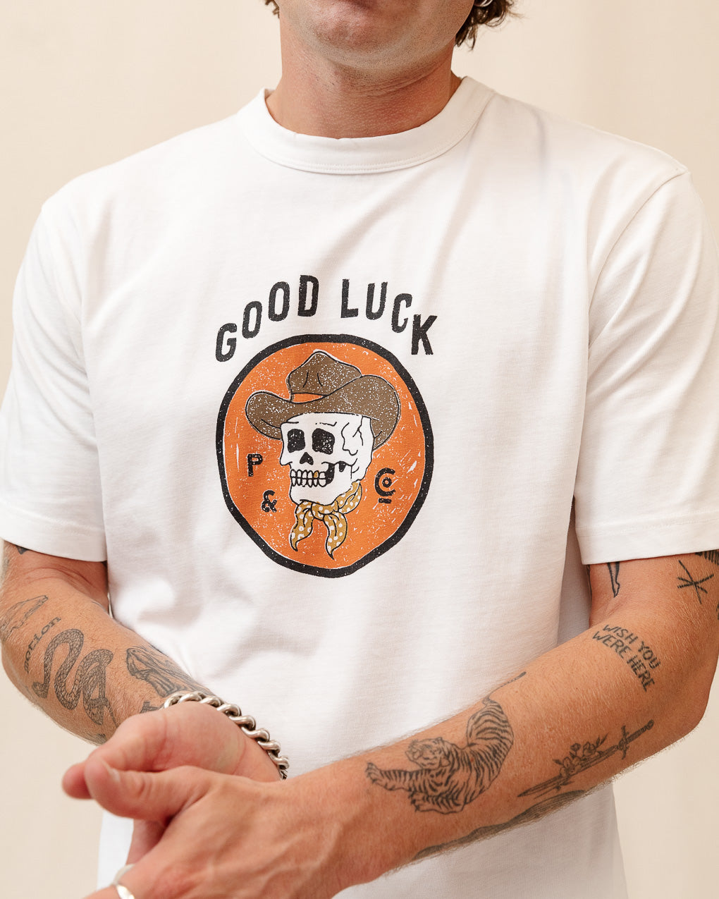 Good Luck T-Shirt - Off White