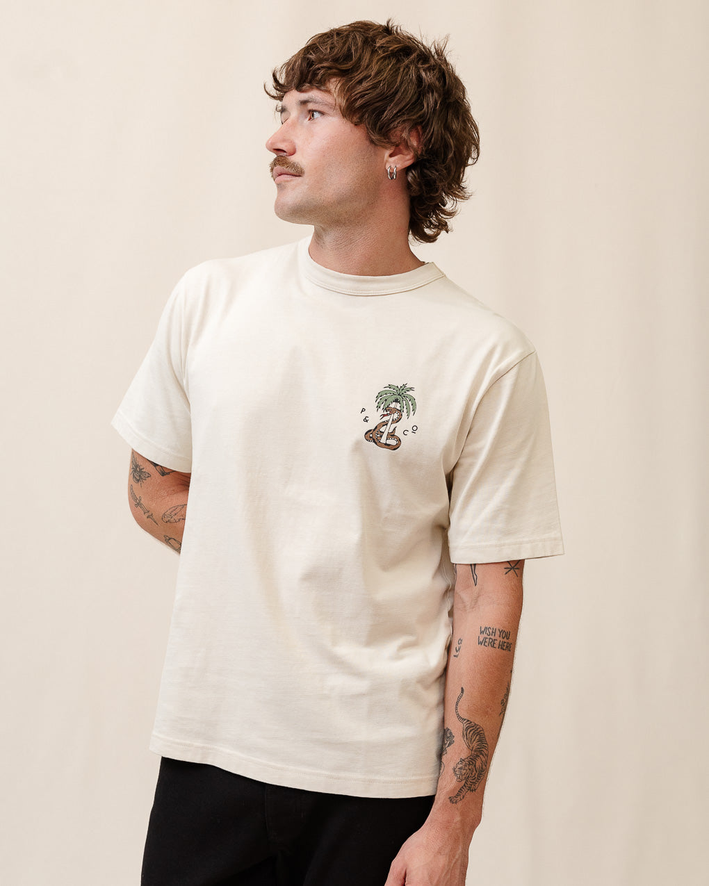 Slow Life T-Shirt - Bone