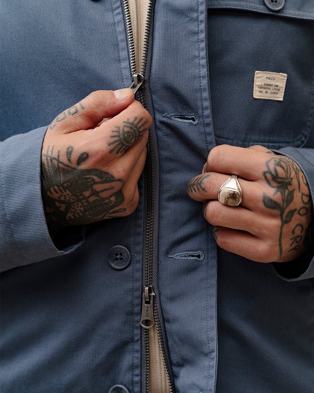 A-2 Deck Jacket - Harbour Blue