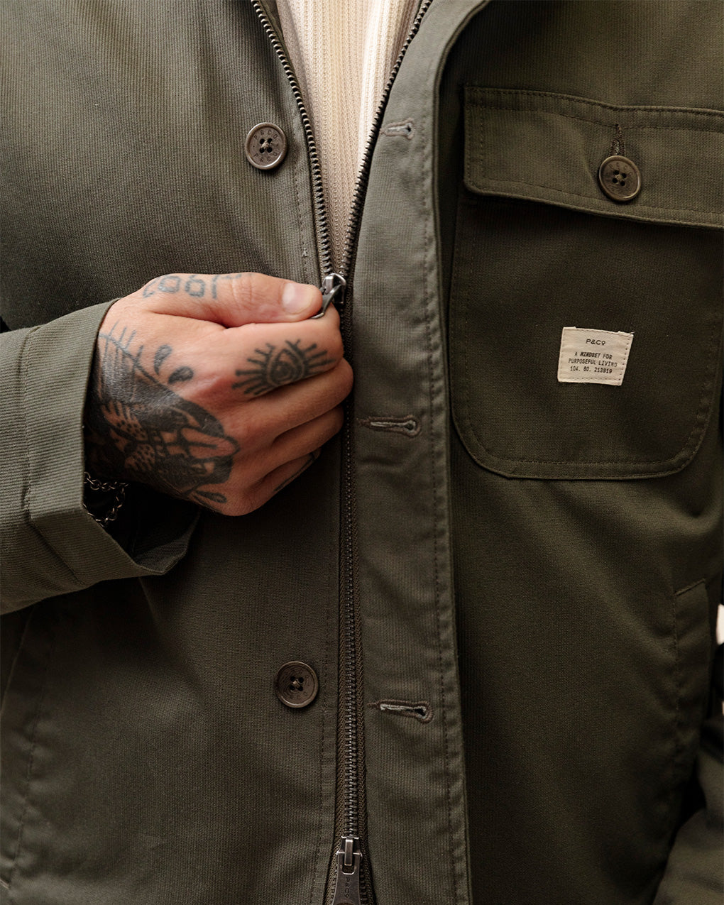 A-2 Deck Jacket - Dark Olive