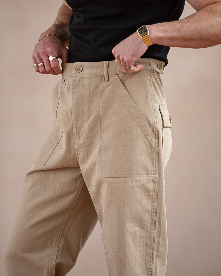 304 Service Fatigue Pants - Stone