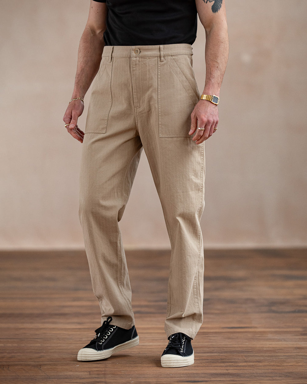 304 Service Fatigue Pants - Stone