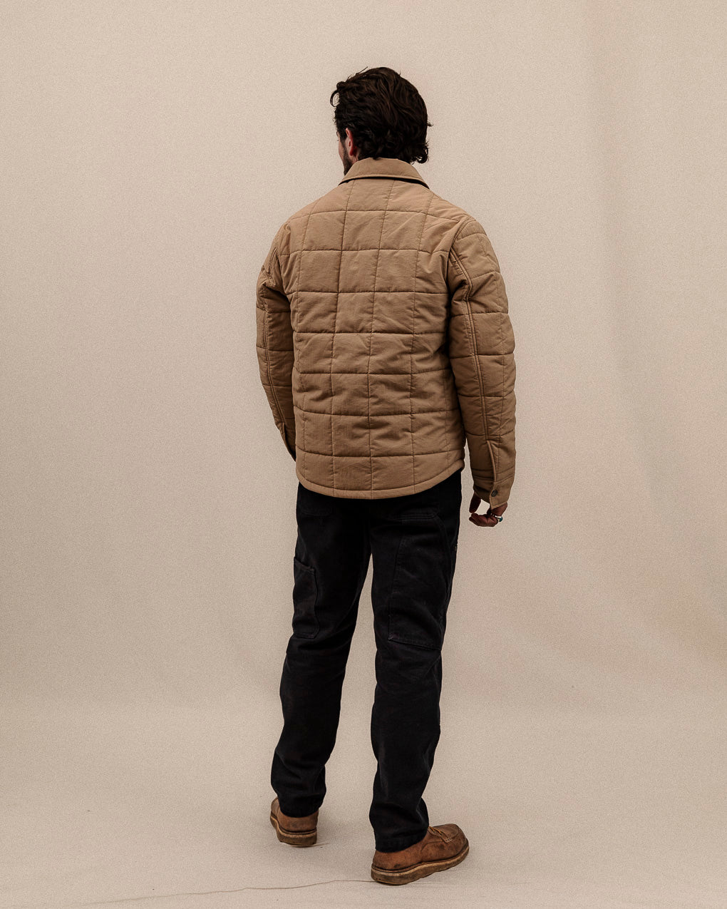 Bronson Quilted Overshirt - Sand