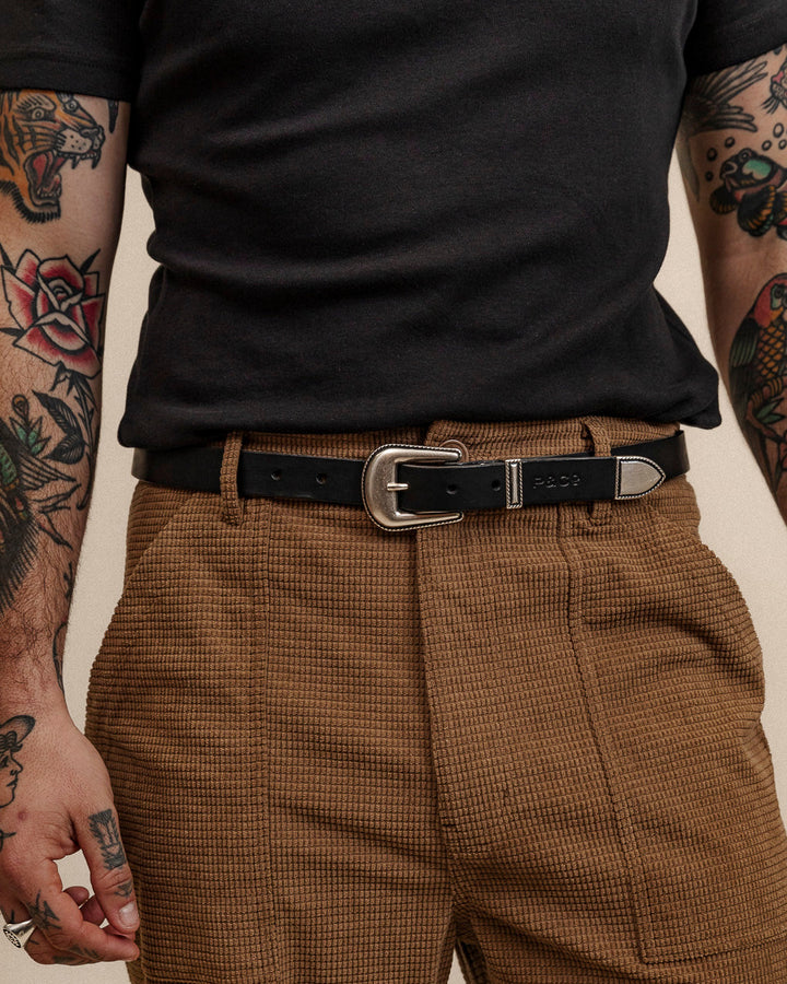 Boone Western Belt - Black