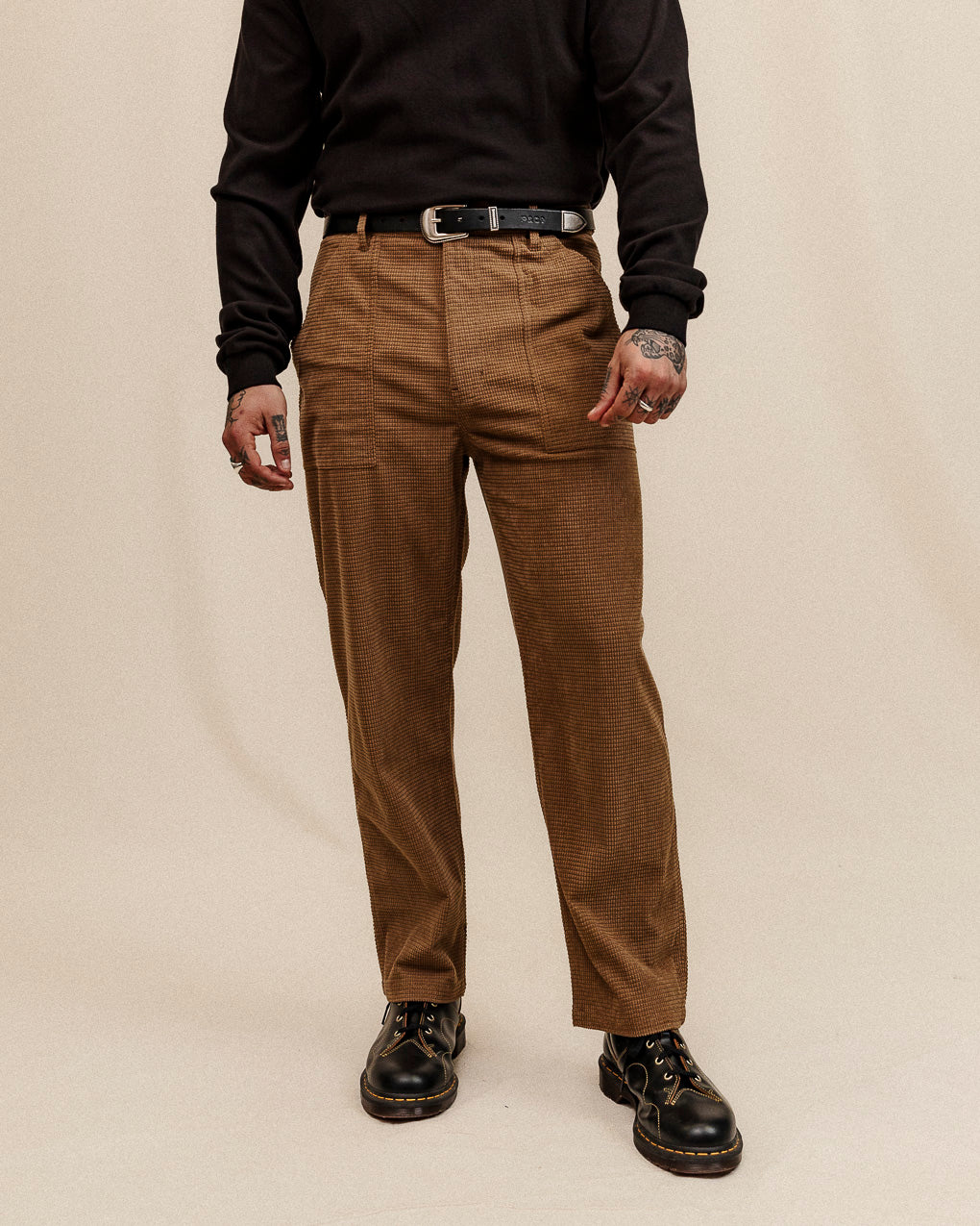 304 Waffle Cord Service Fatigue Pants - Biscuit