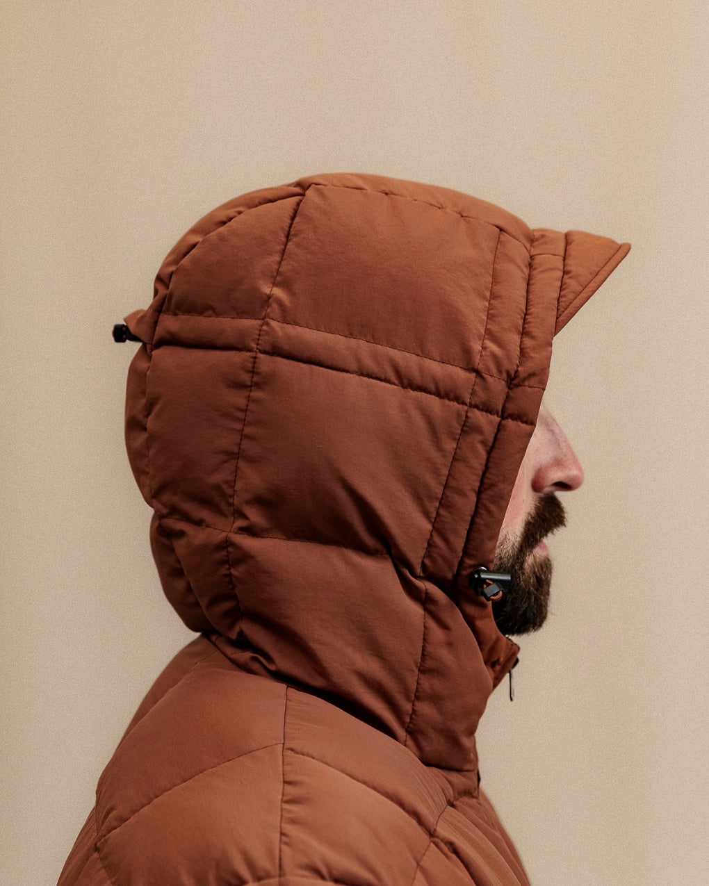 Powell Quilted Puffer Jacket - Rust