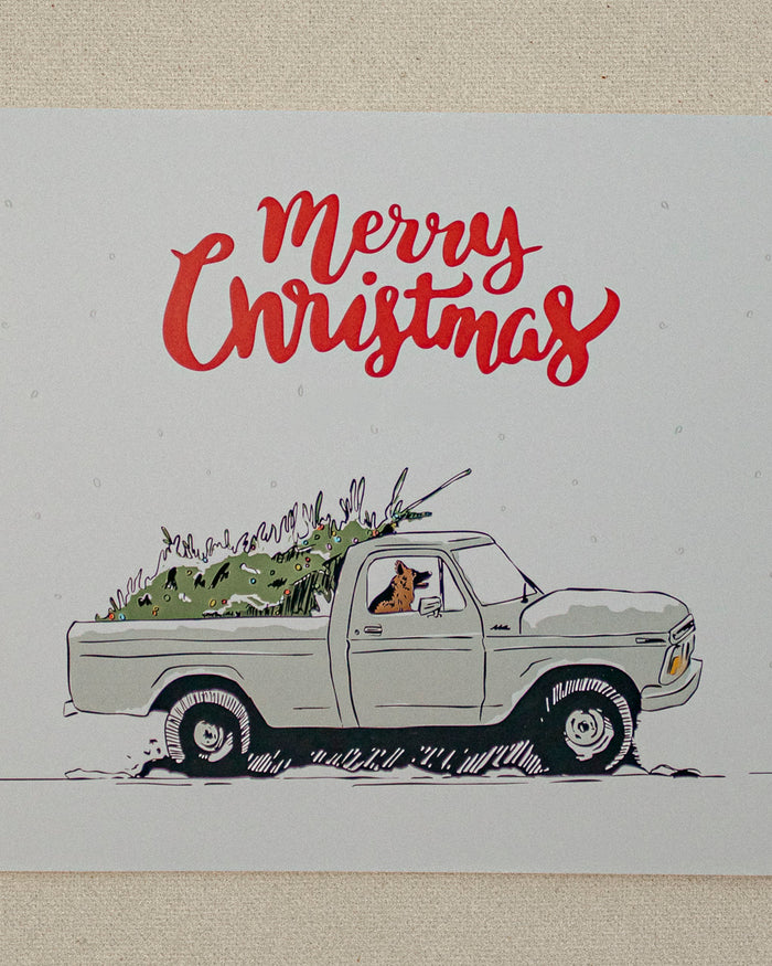 Man's Best Friend Christmas Card