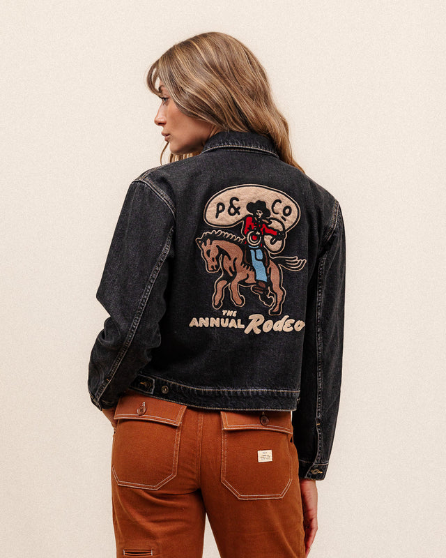 Rodeo Carpenter Jacket - Washed Black