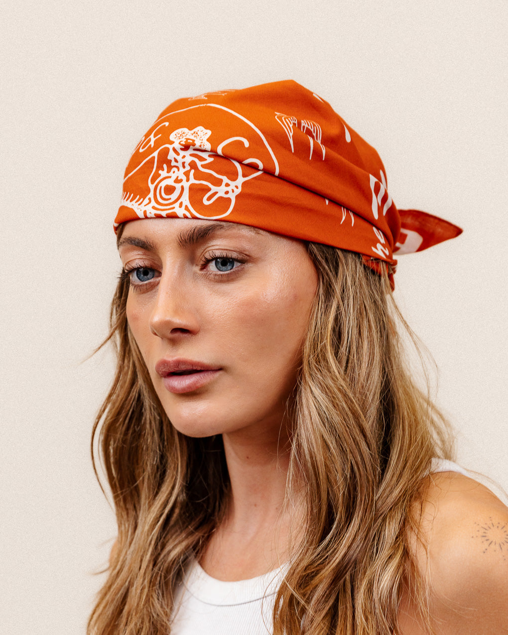 Slow Life Bandana - Rust