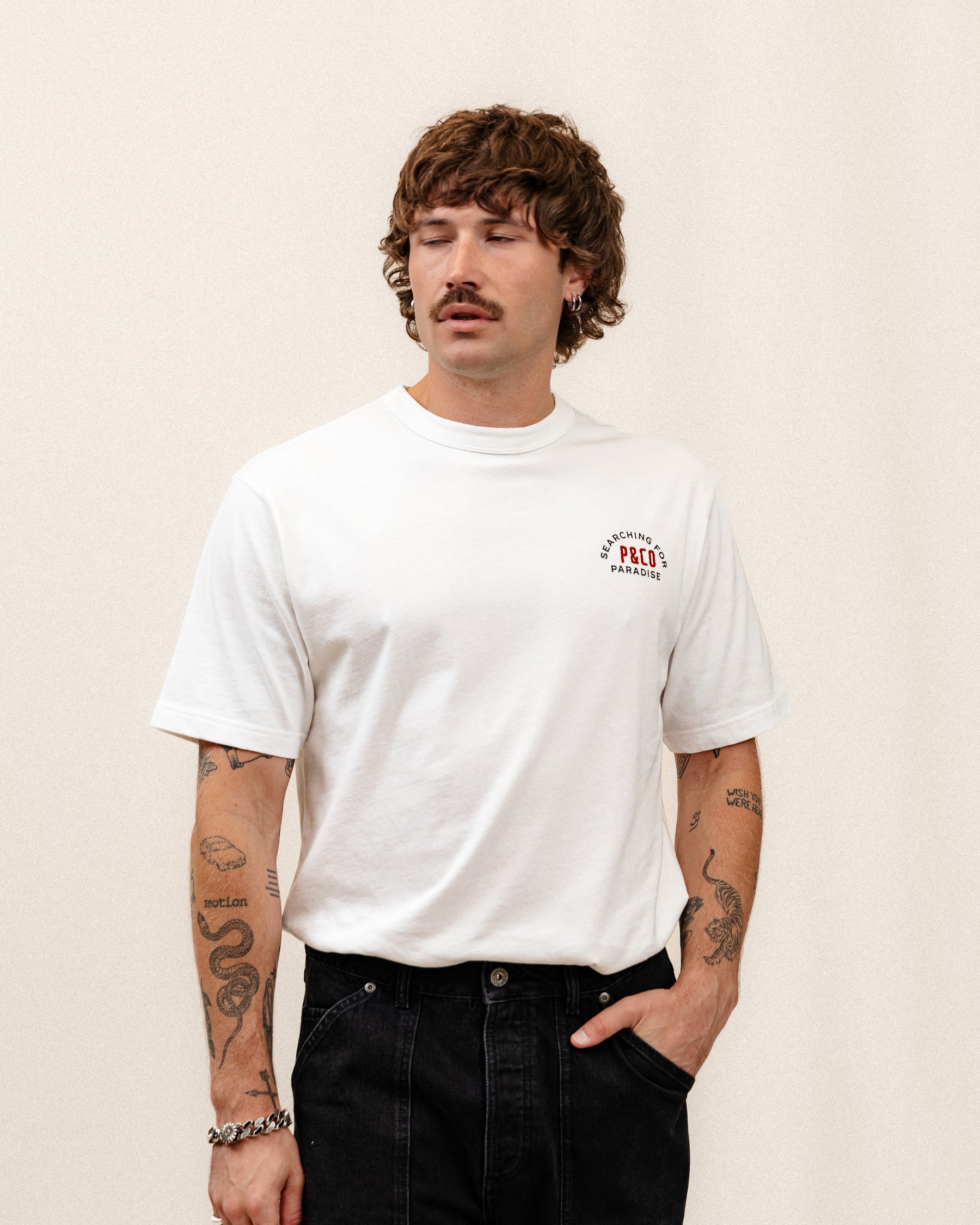 Searching For Paradise T-Shirt - Off White