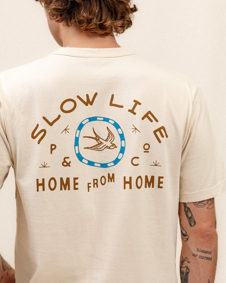 Home From Home T-Shirt - Bone