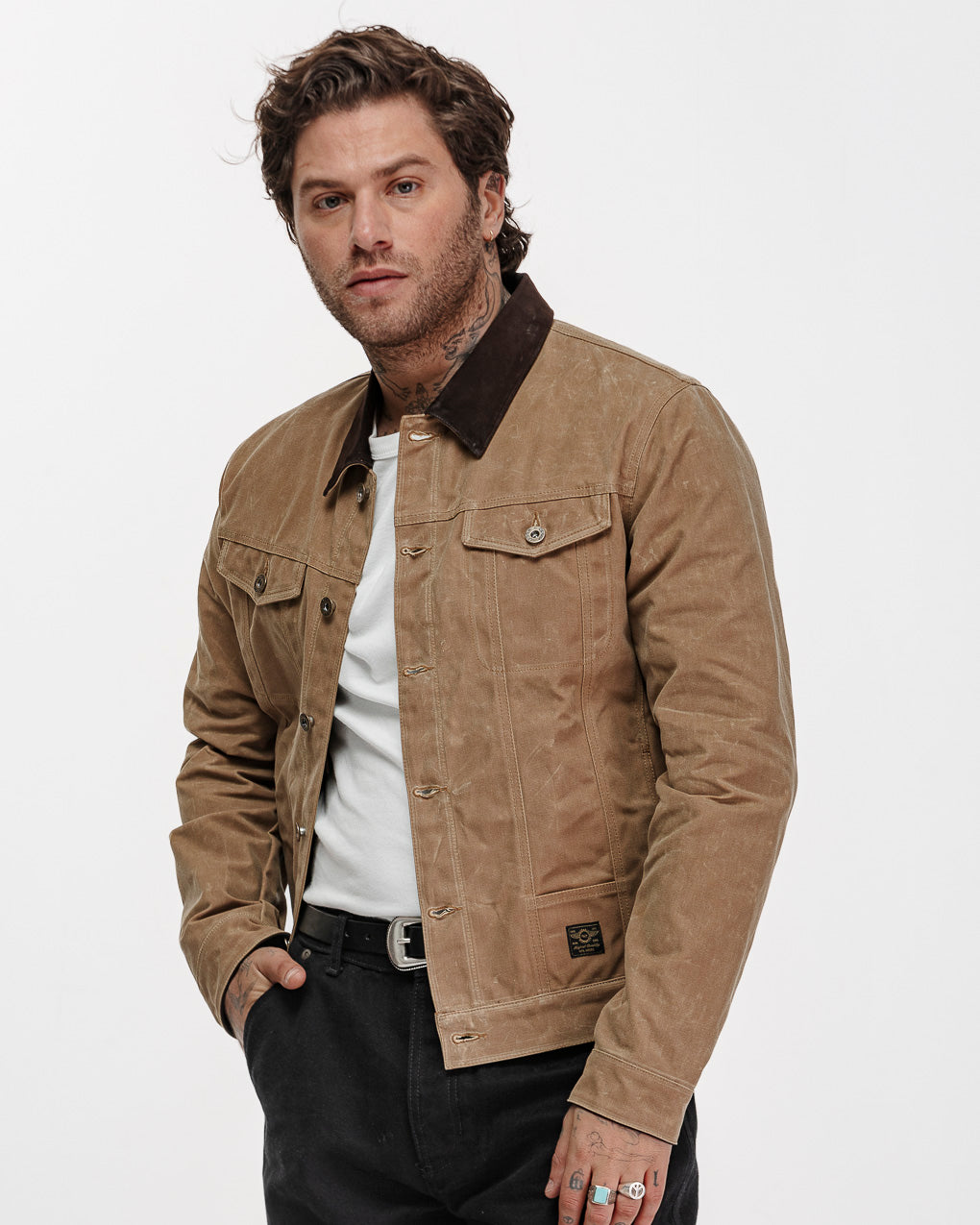 Wayfare Waxed Canvas Jacket - Tan