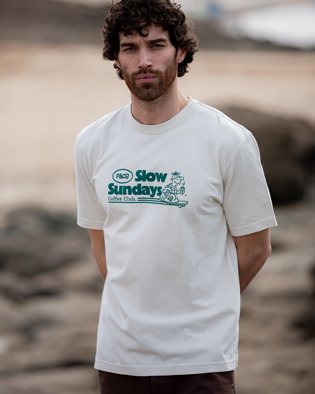 Slow Sundays Vol. 2 T-Shirt - Bone