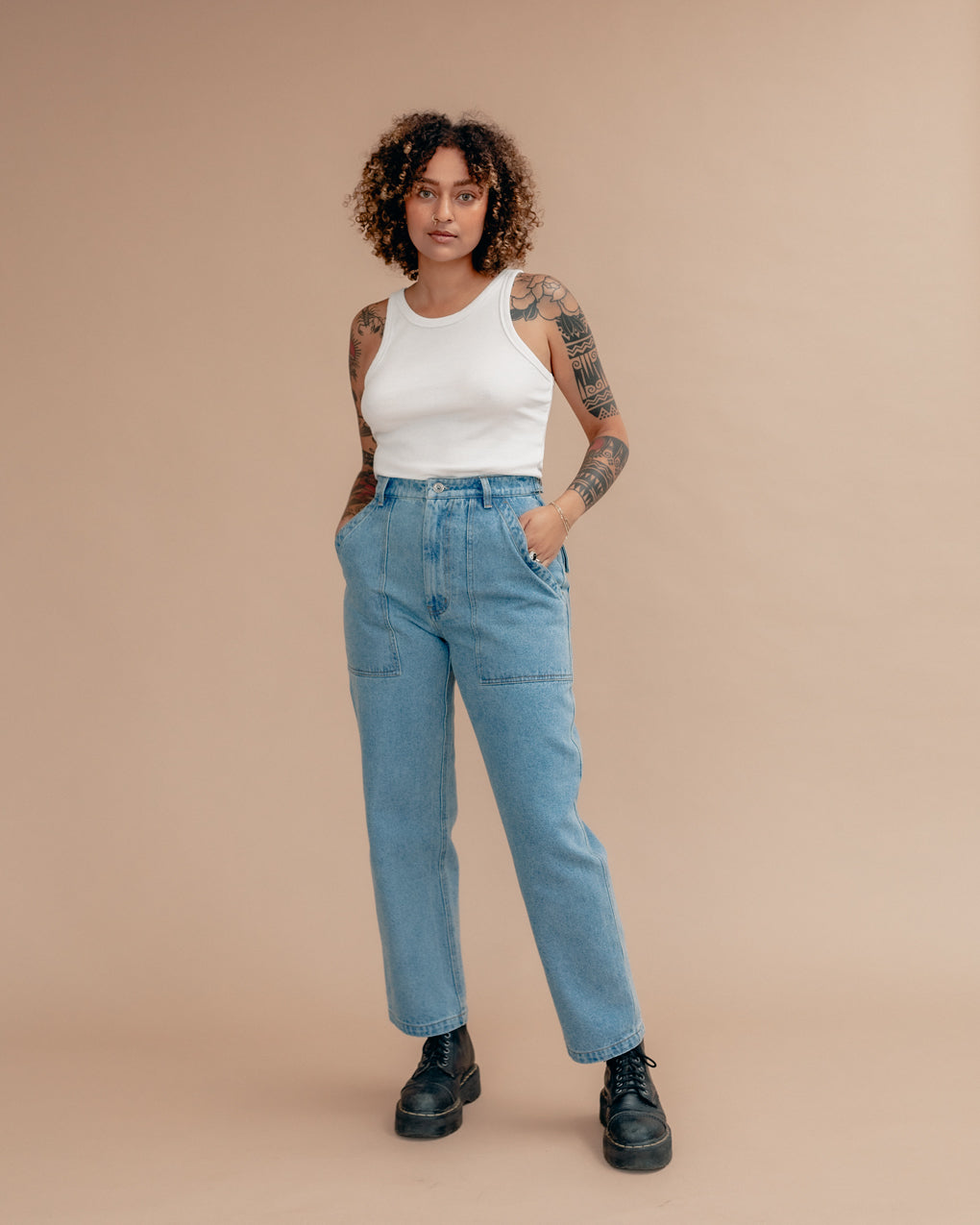 304 Service Fatigue Pants - Denim