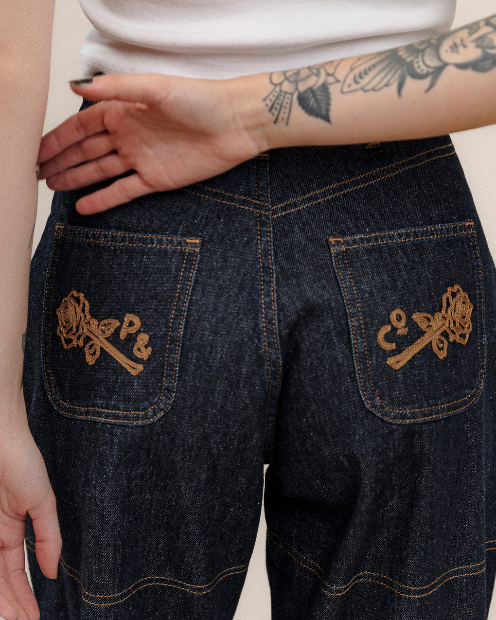 Rosa High Waisted Jean - Indigo Denim