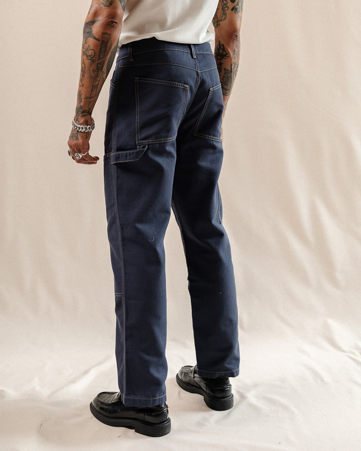 Garage Double Knee Pants - Navy