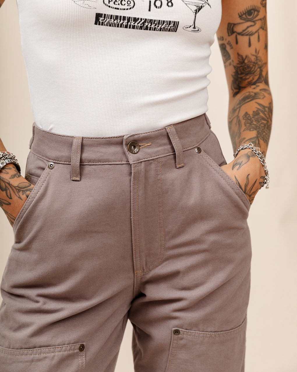 304 Albion Carpenter Pant - Oil Grey