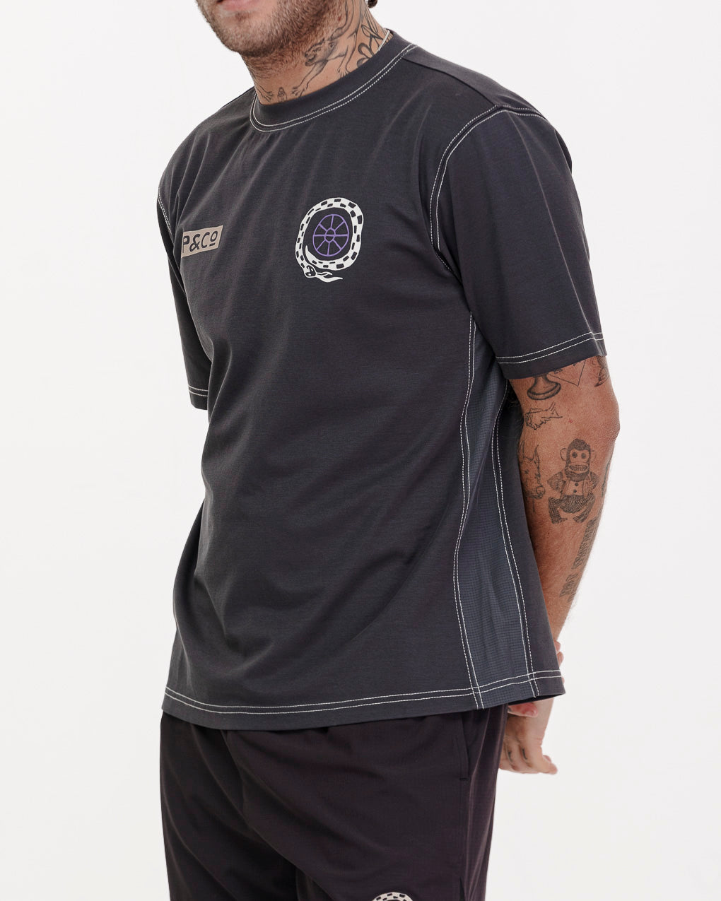 Mindset Trail T-Shirt - Charcoal