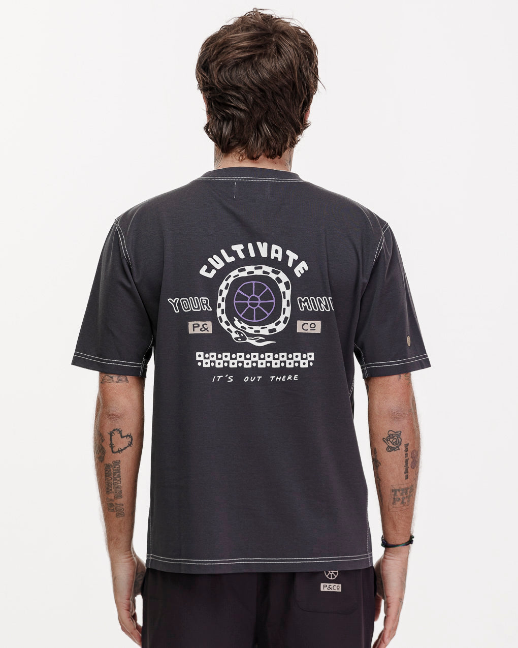 Mindset Trail T-Shirt - Charcoal