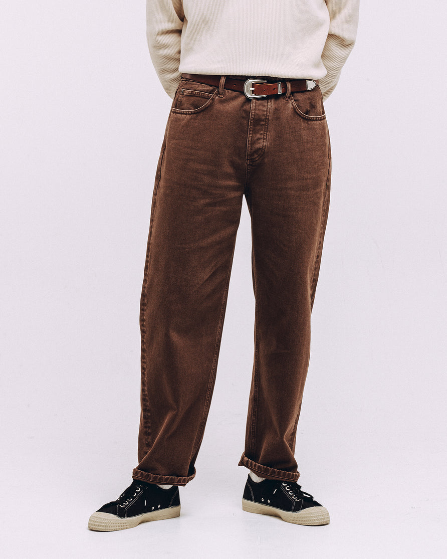 Barstow Denim Jean - Washed Brown