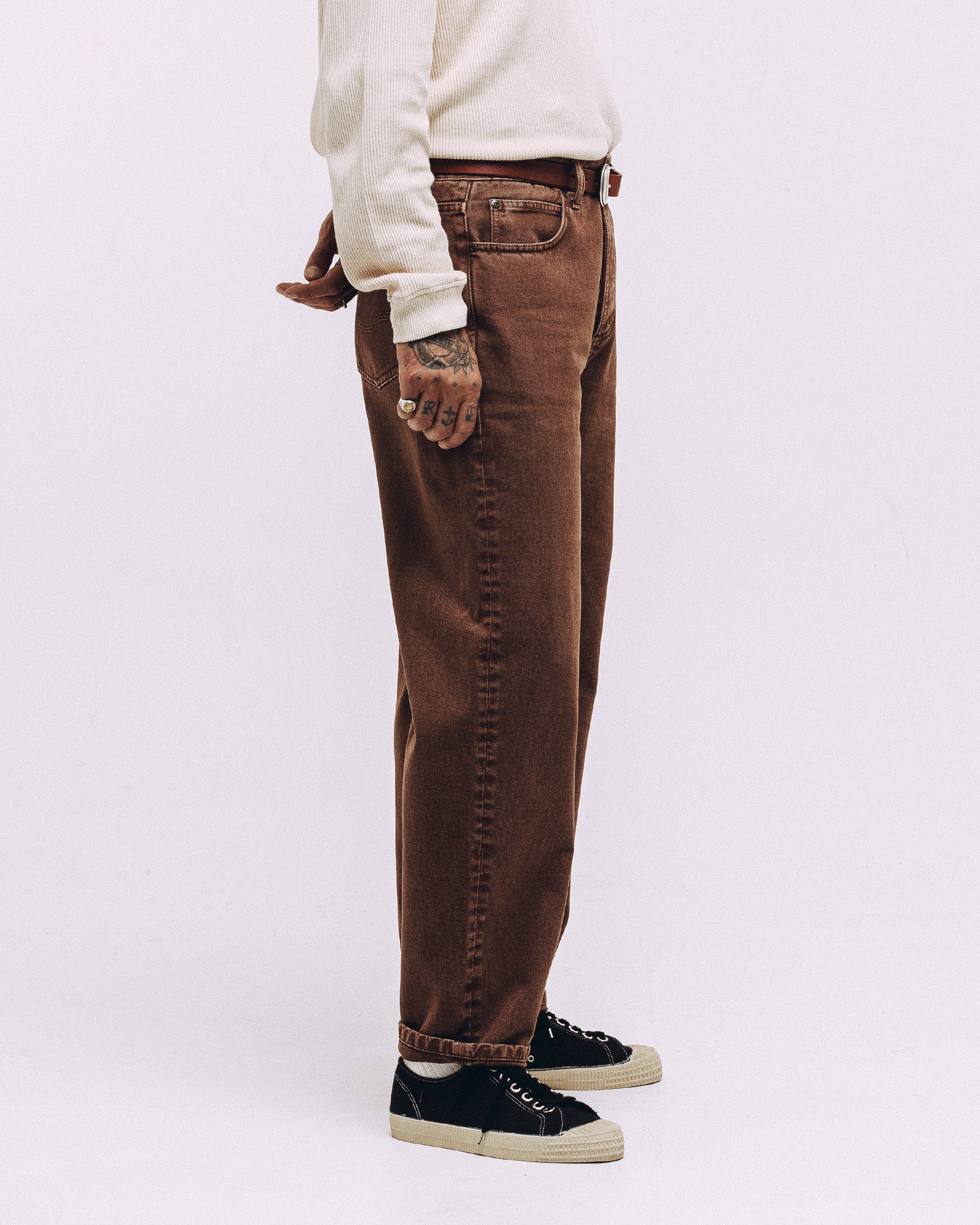 Barstow Denim Jean - Washed Brown