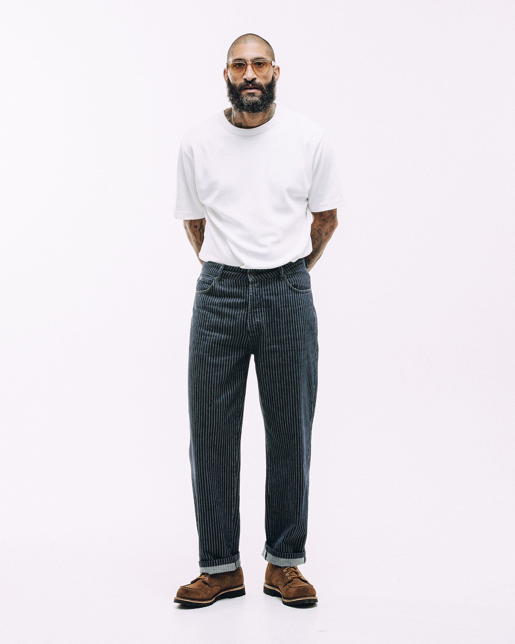 Barstow Denim Jean - Hickory Stripe