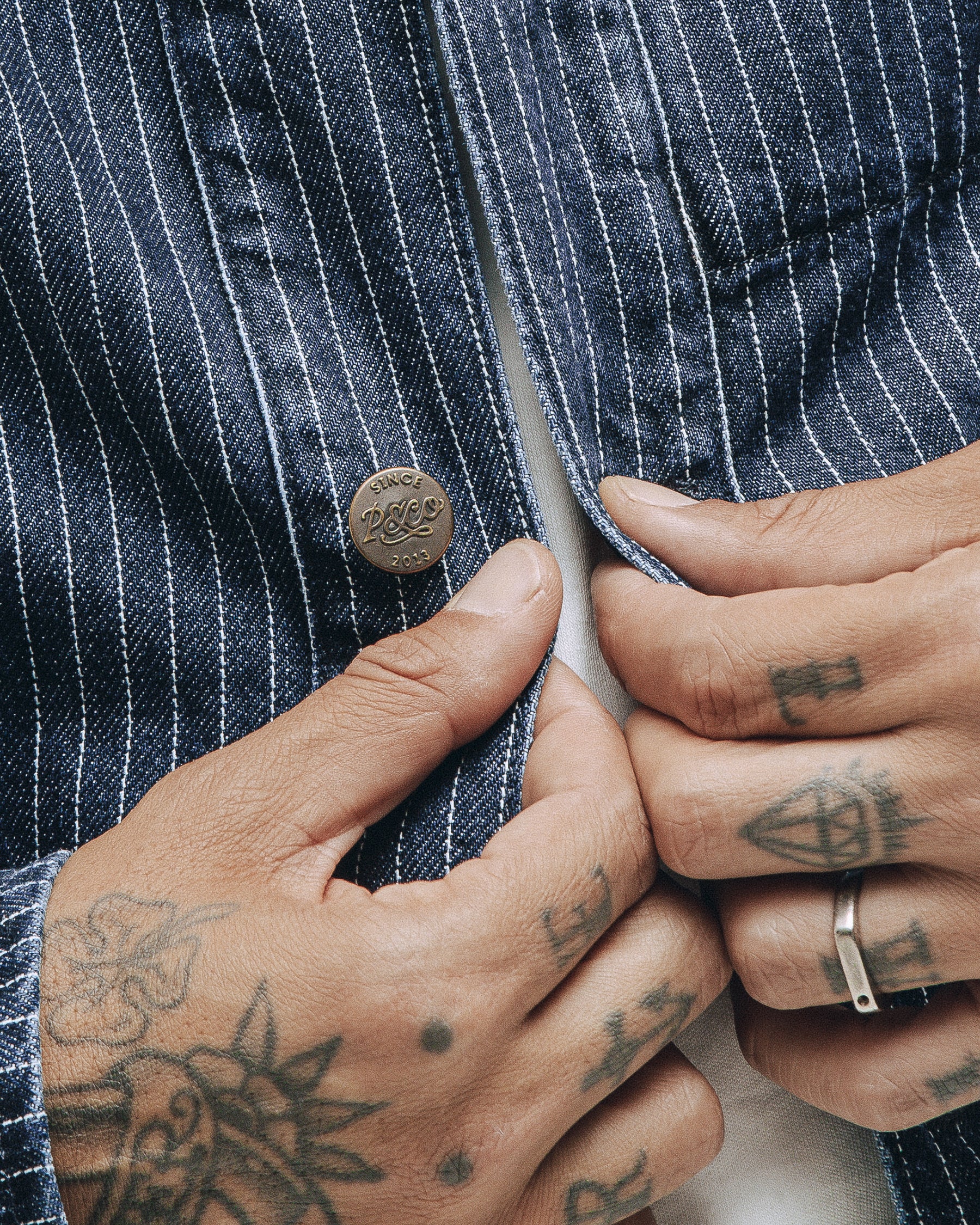 Vyse Chore Jacket - Blue Hickory