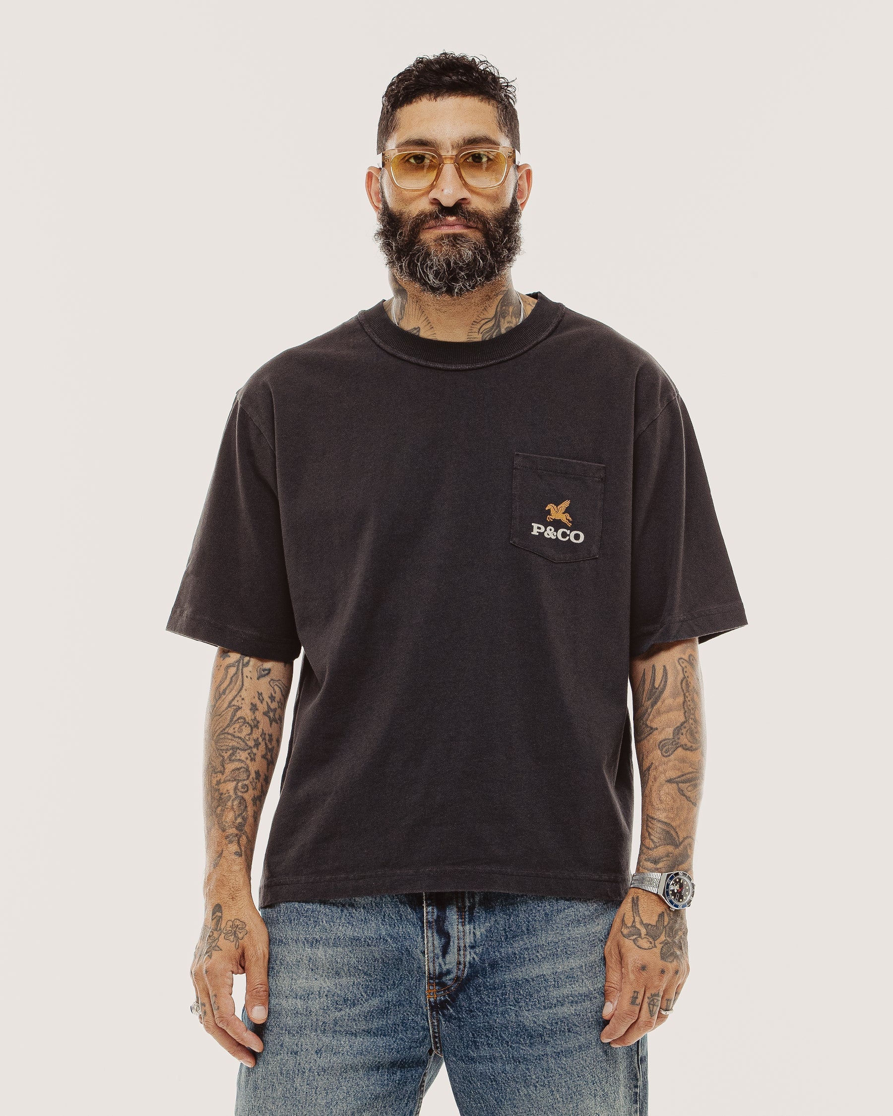 Coffee & Croissants White | Women's Graphic T-Shirts ‐ P&Co - A