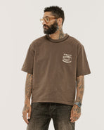 Mt. Regent Boxy T-Shirt - Washed Brown