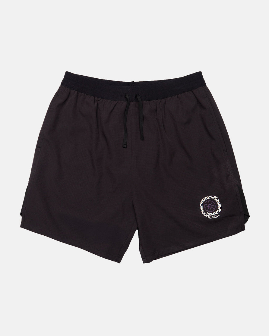 Mindset 2-in-1 Trail Short - Black & Plum