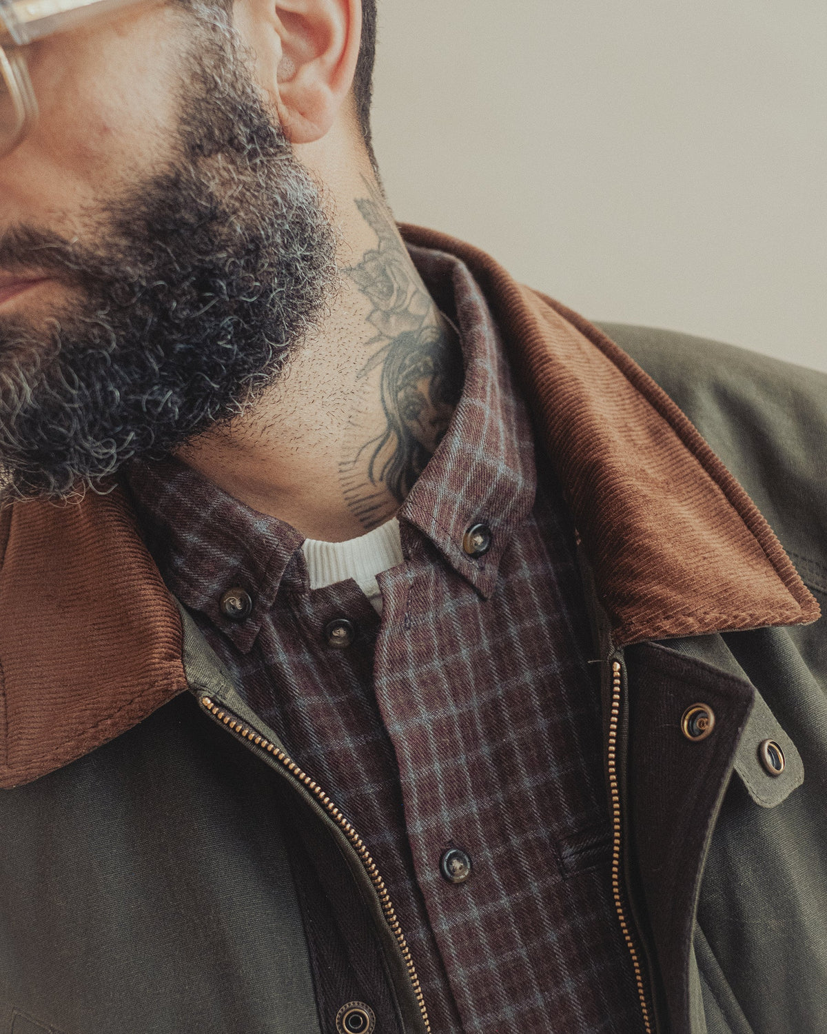 Roamer Waxed Jacket - Olive