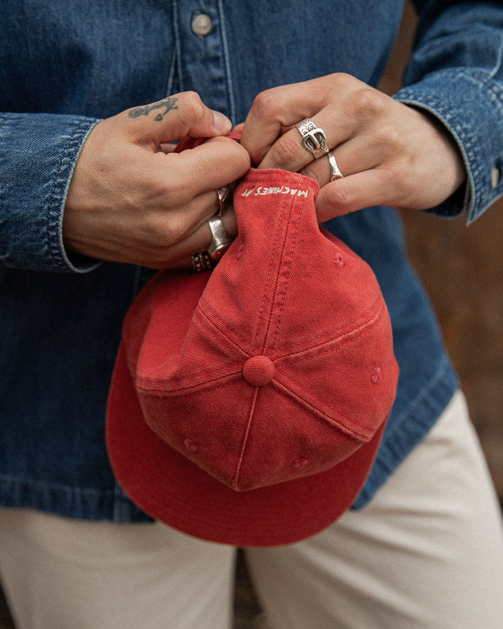 Coffee & Customs 5 Panel - Red