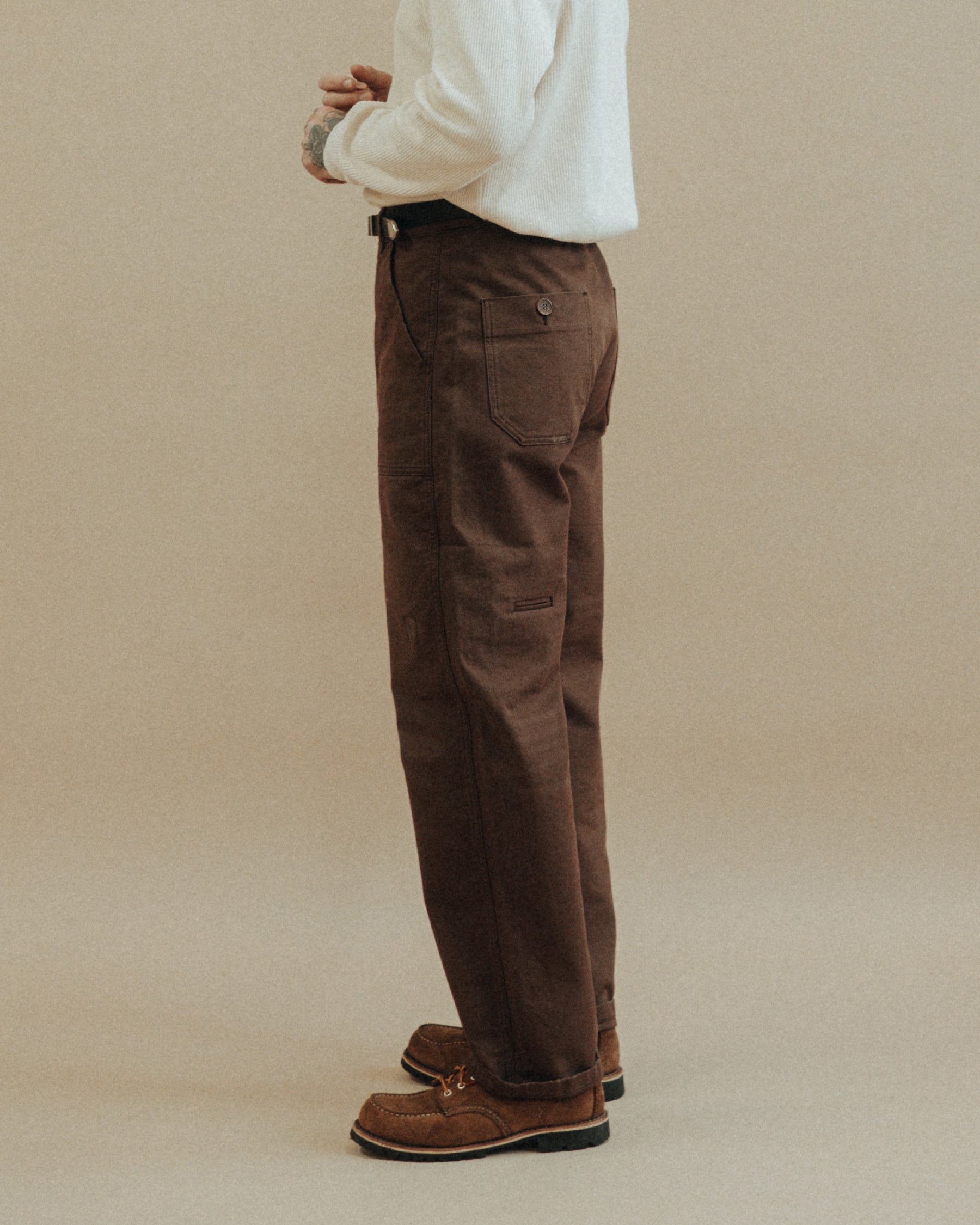 Service Founder Fatigue Pant - Washed Brown