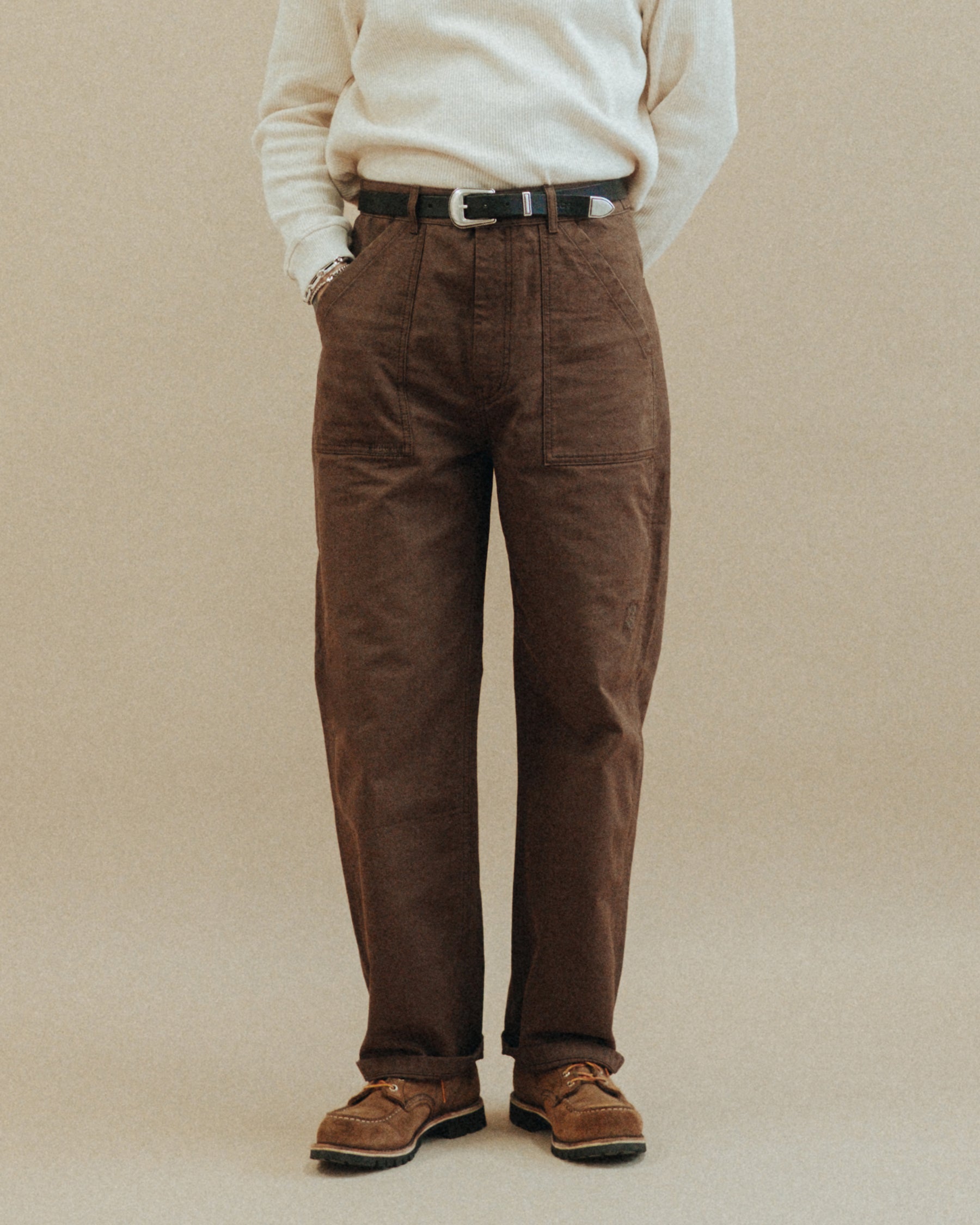 Service Founder Fatigue Pant - Washed Brown