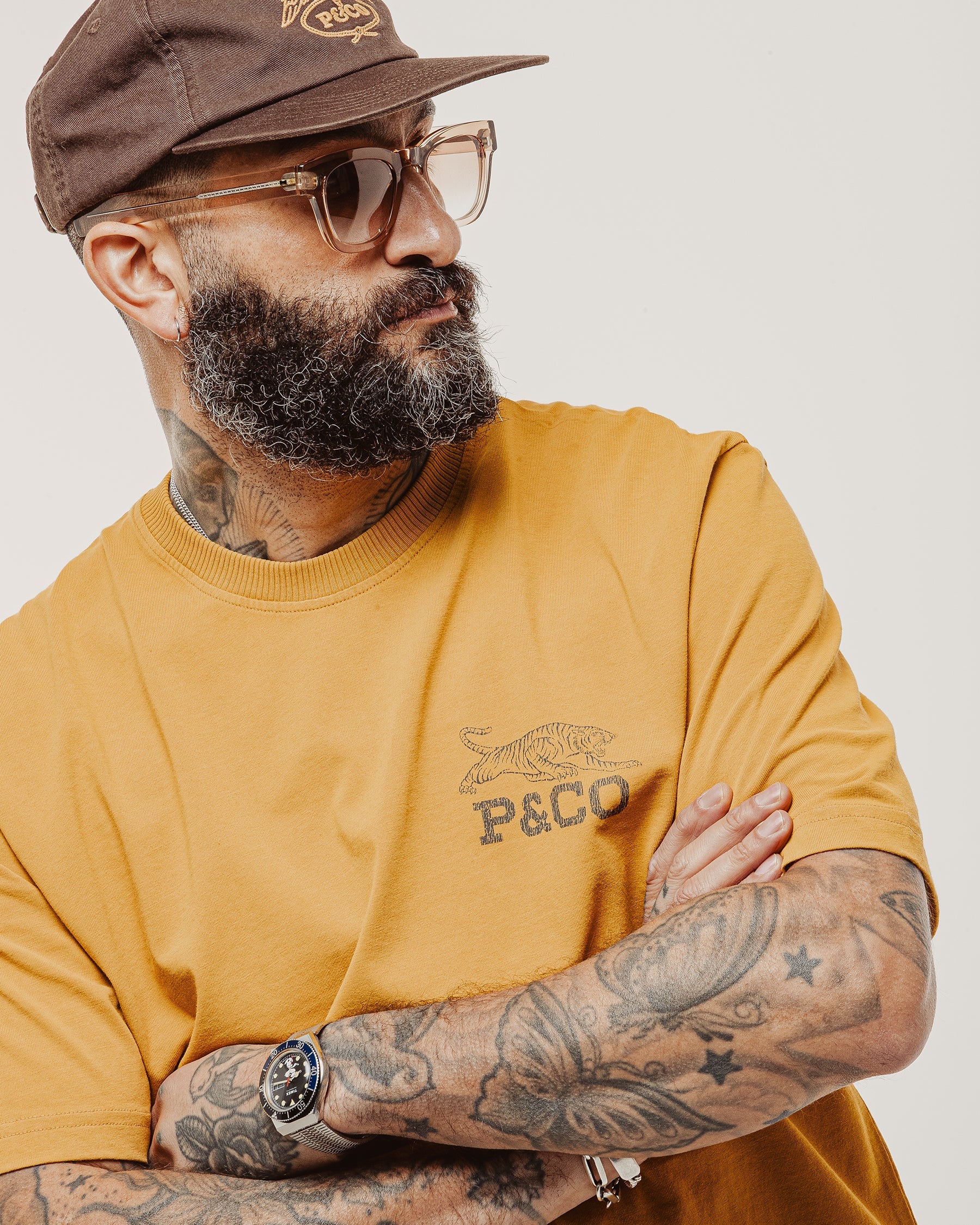 Speedway Champion Boxy T-shirt - Burnt Yellow