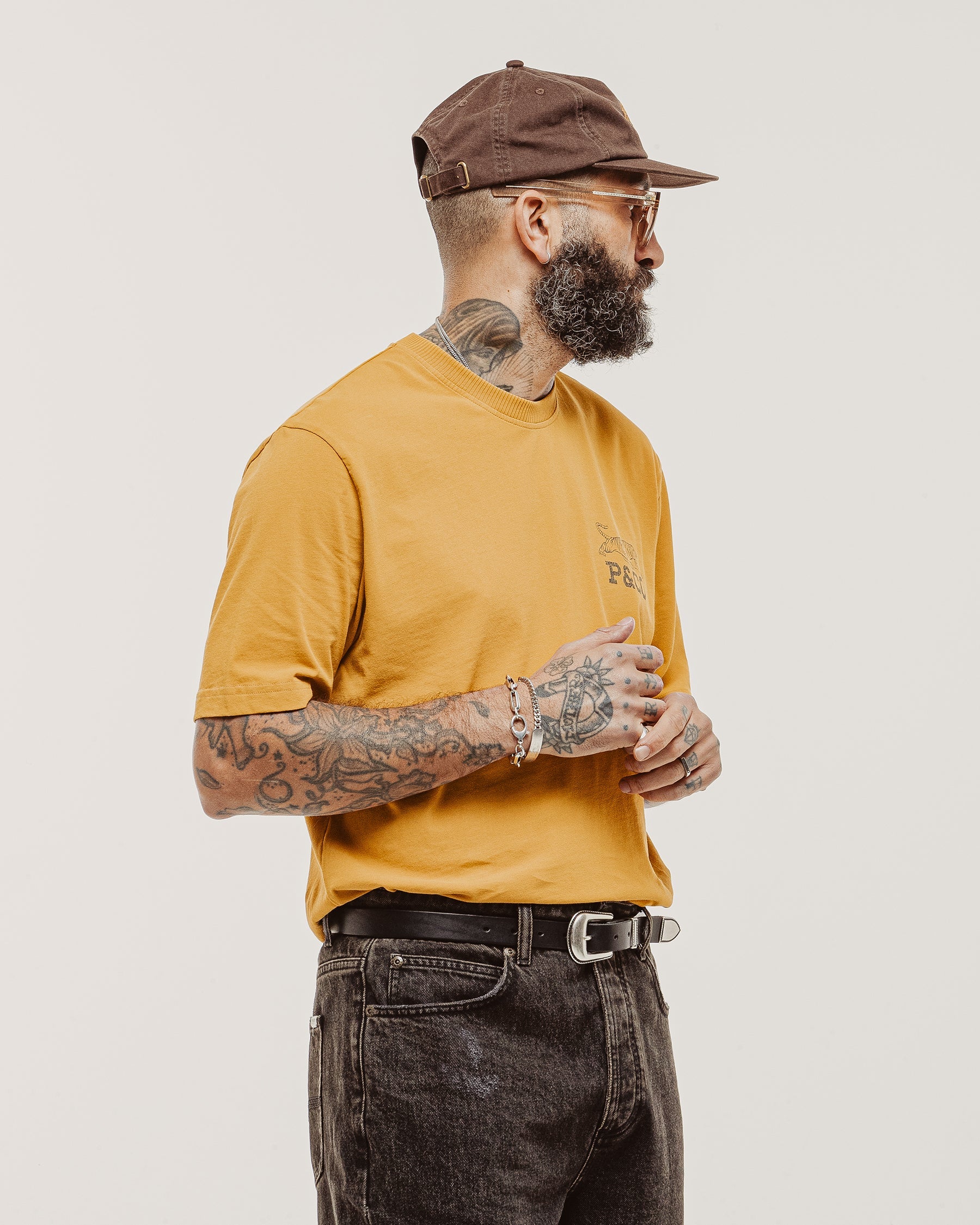 Speedway Champion Boxy T-shirt - Burnt Yellow