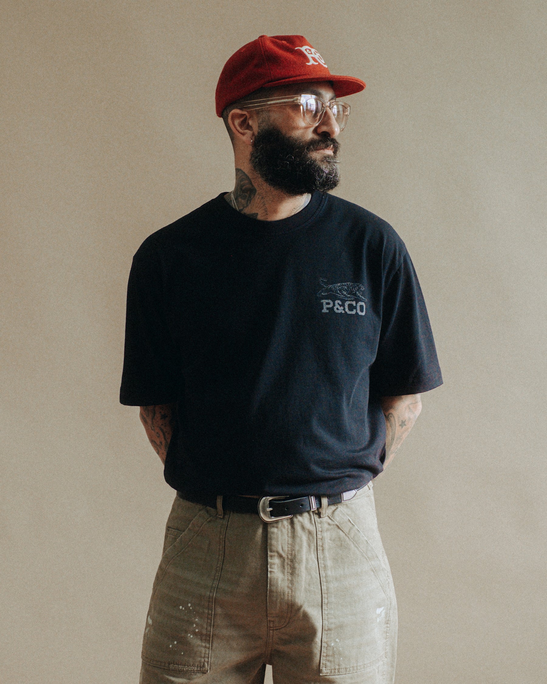 Speedway Champion Boxy T-shirt - Washed Black