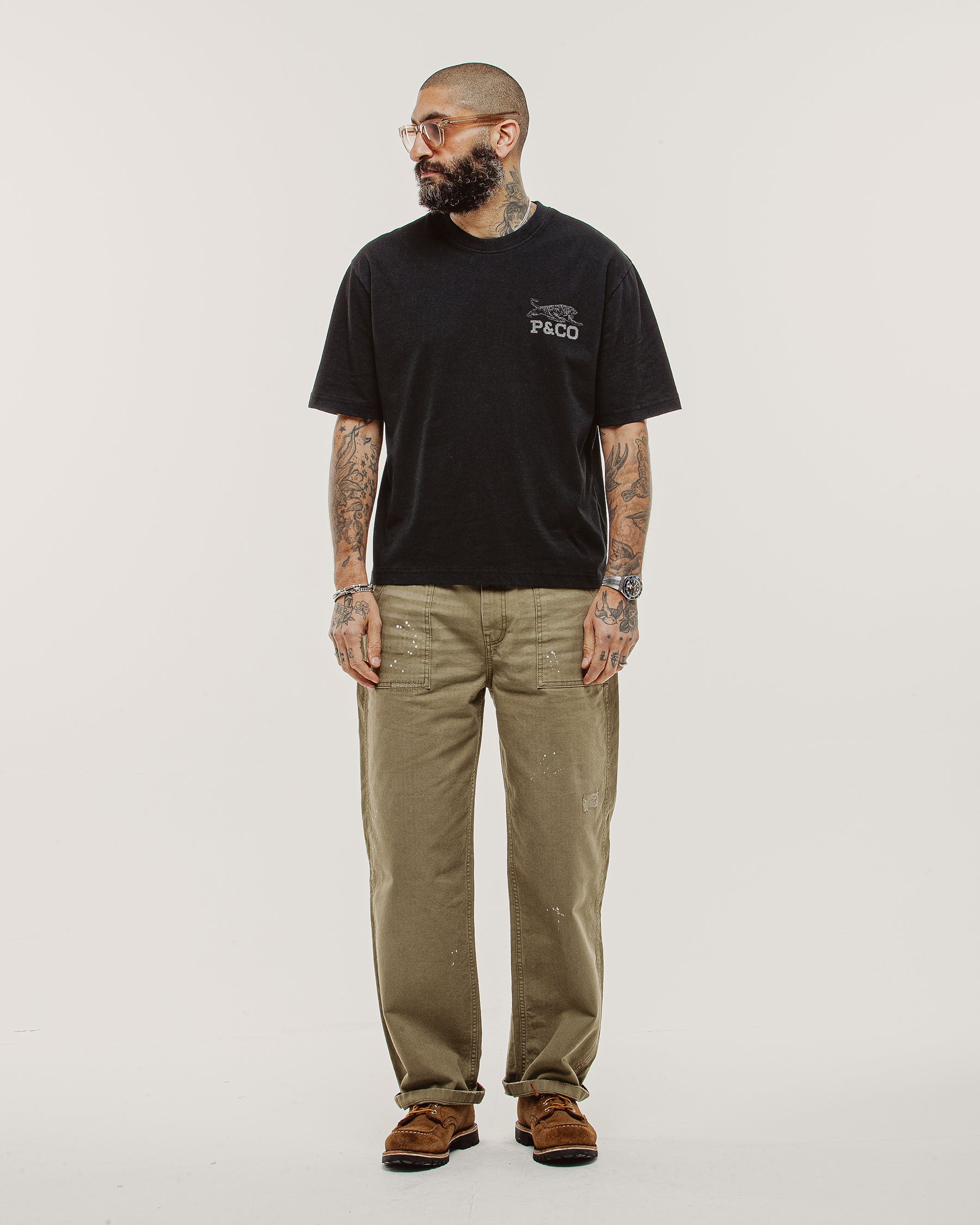 Speedway Champion Boxy T-shirt - Washed Black