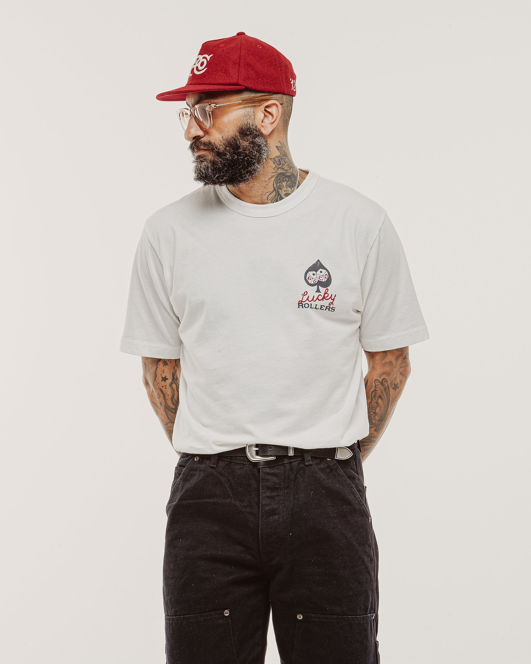 Lucky Rollers T-Shirt - Off White