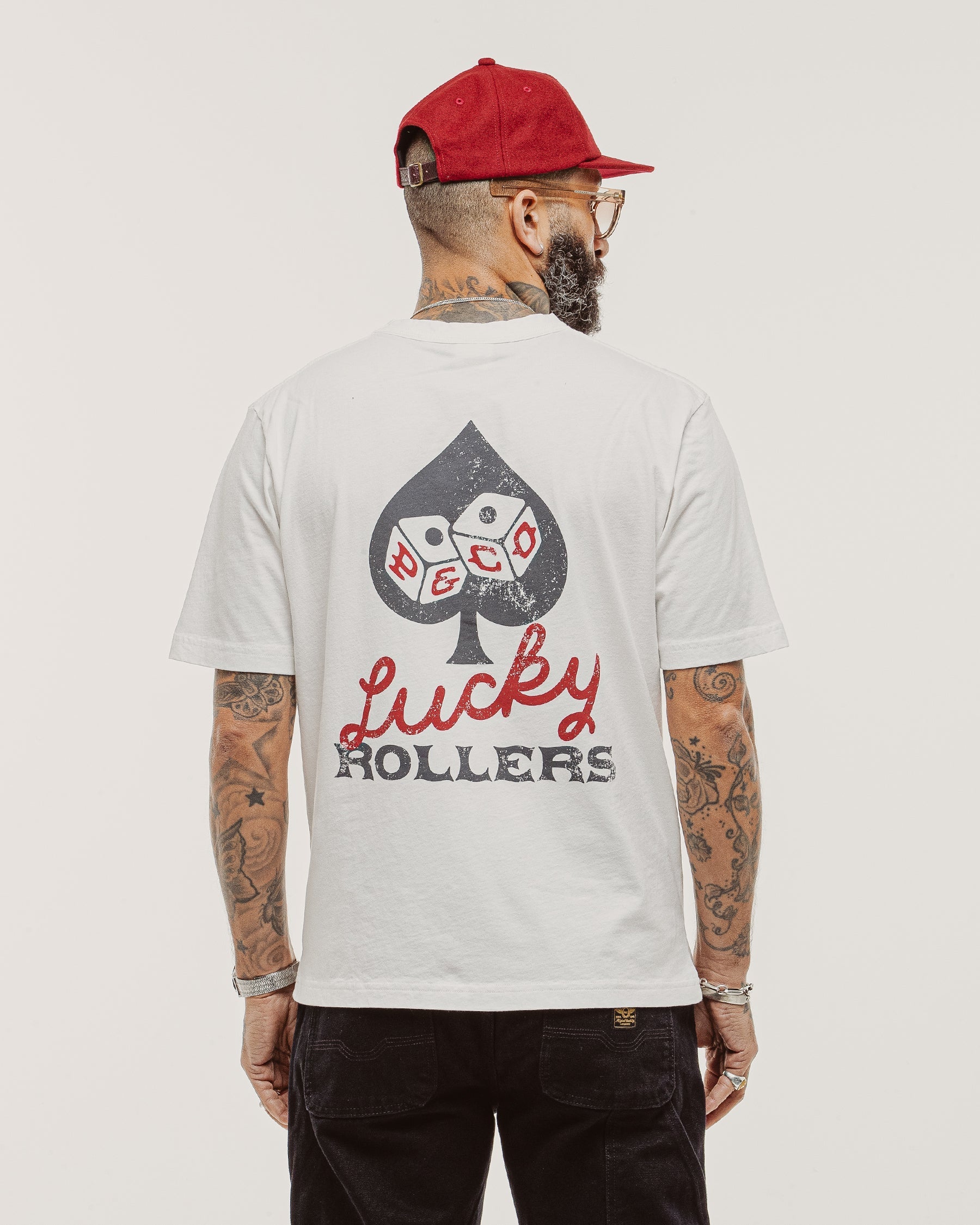 Lucky Rollers T-Shirt - Off White